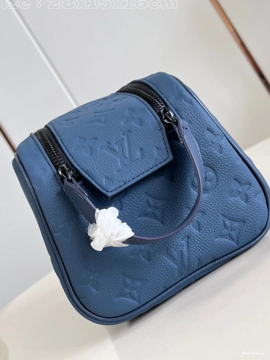 Cheap bag-23*13*12CM VUITTON DOPP KIT LOUIS LOCKER 0807